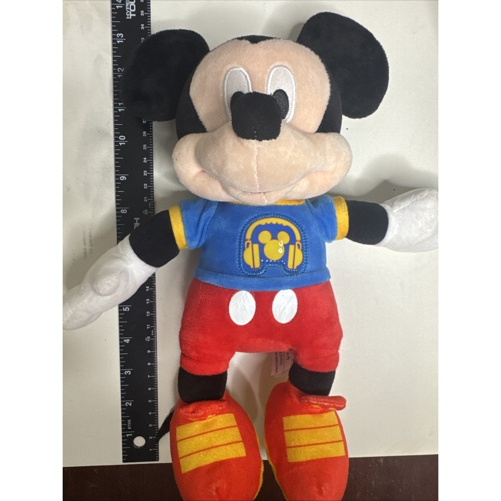 Disney Junior Singing Mickey Mouse 12" Plush Talking Stuffed Toy Hot Diggity Dog - Picture 6 of 6